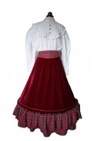 Ladies Victorian Christmas Caroler Charles Dickens 'Scrooge' Costume Size 20 - 22